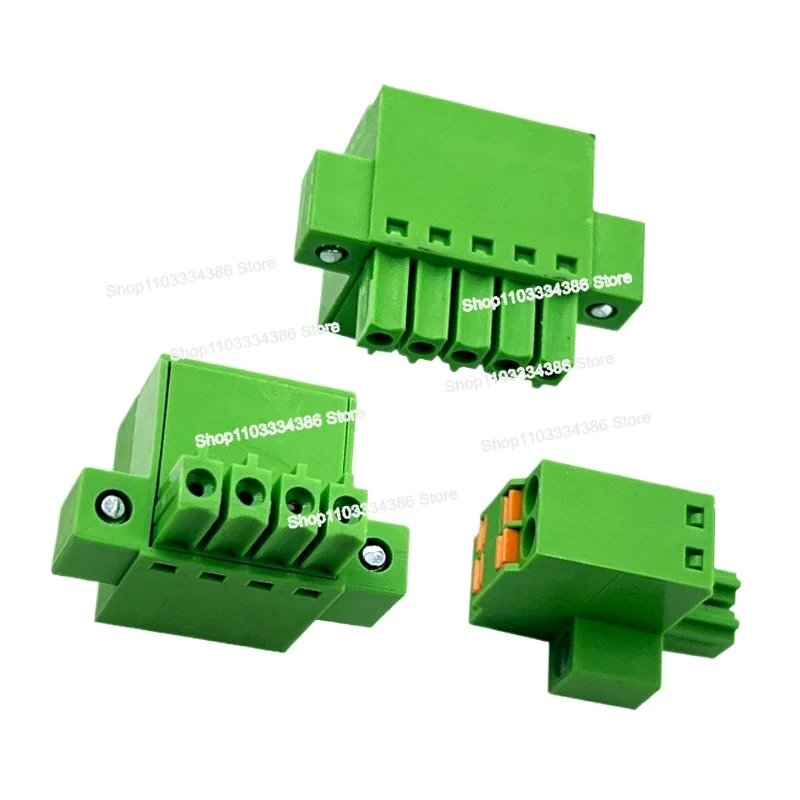 

Plug-in Terminal XK15EDGKDHM-3.5MM Two-in-one-out Double-row Spring Pressing Terminal with Ears