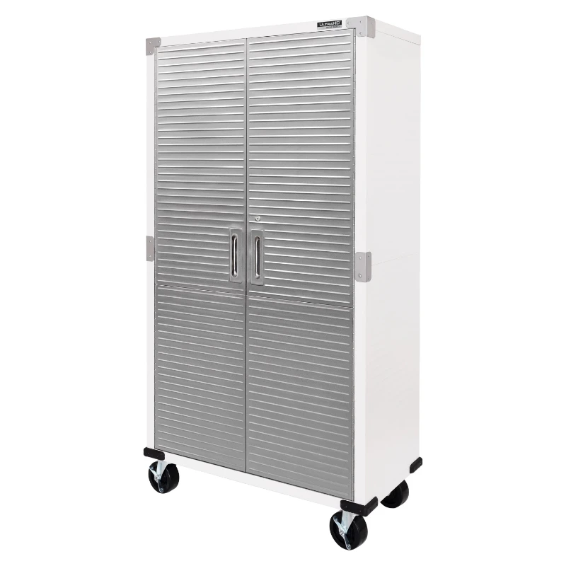 Seville Classics UltraHD Steel Body Lockable Storage Filing Cabinet Organizer Locker Shelving Unit 36\