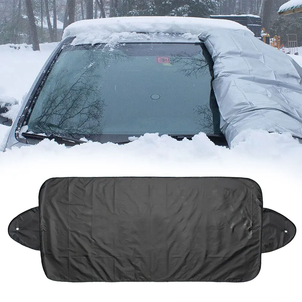 Car Front Windshields Cover Snow Prevention Window Sun Shade Cover Frost Ice Dust Protector Car Front Windscreen Cover Sunshade