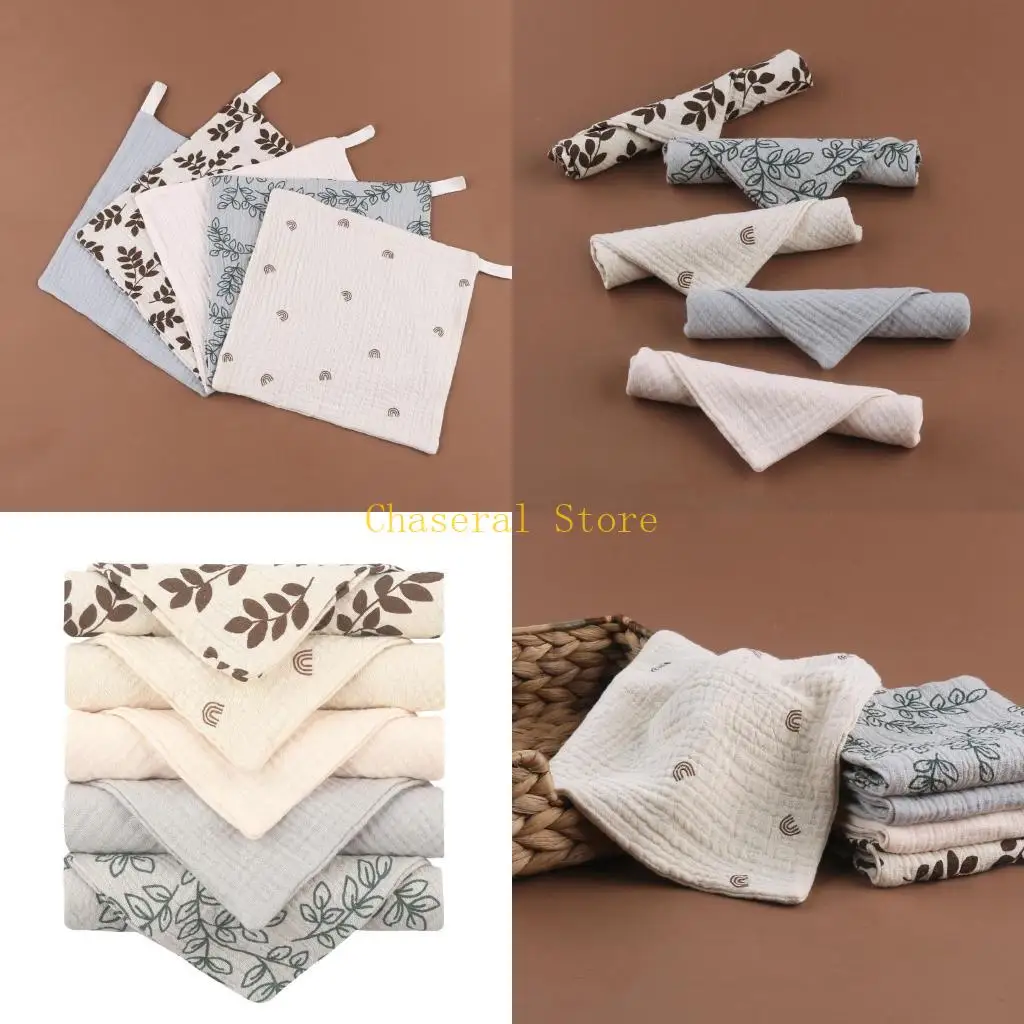 

E7CE детское полотенце для лица, мягкая ткань от отрыжки, дышащая ткань для мытья малышей, квадратное полотенце, слюнявый ткань