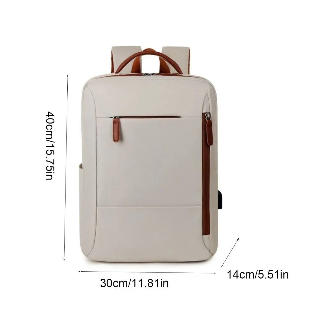 Zaino per laptop Oxford alla moda Borsa da scuola per studenti resistente all'usura di grande capacità Ricarica USb Zaino per affari per il tempo libero