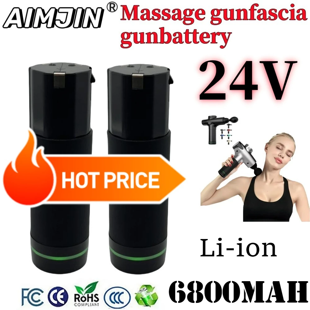 

Li-ion Battery Pack High Quality 6S1P 24V 6800mAh, Stable Safe Replacement for Phoenix A1 Fascia Gun Deep Tissue Massage Gun