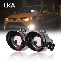6000K 3000K 3 Colors Bi LED Fog Lights 3.0 Inch for Nissan Qashqai J10/Juke/X-Trail T30 T32/Navara NP300/Versa Fog Lens Lights