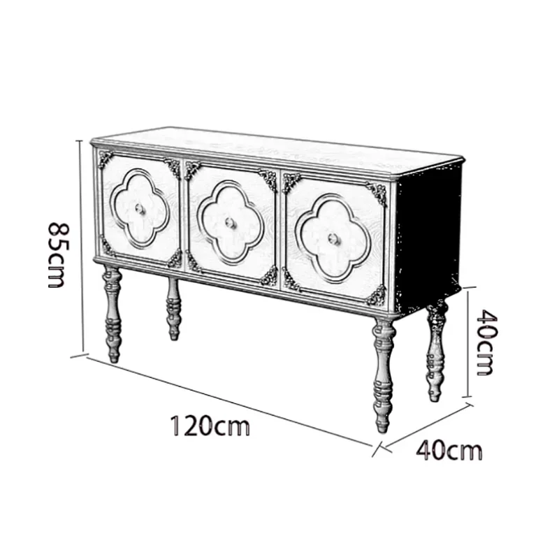 Design Premium Console Table Living Room Entrance Hall Luxury Vintage Console Table Aesthetic Trendy Wohnzimmer Tisch Furniture