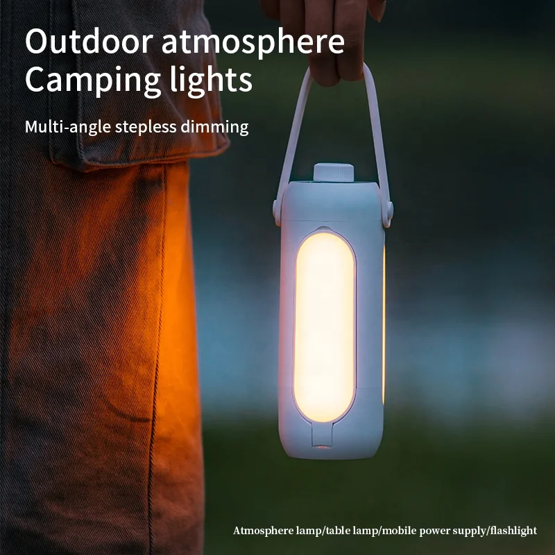 360 degrees Outdoor Tent Camping Light USB Rechargeable Hanging LED Emergency Flashlight Portable Camping Lamp