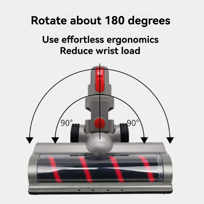 

AT28-DC-R-01 Электрическая насадка для щетки для пола для Supor VCS63X-C11/XC05S63B-X1/XC05S63C-X3 Большой мягкий валик для деревянного пола