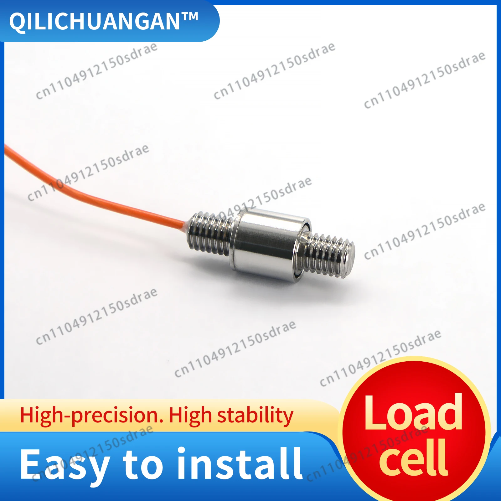 Mini Load Cell Weight Sensor,Test Tension and Compression Force Weight Pressure Sensor for Scale Adapts HX711 10-500KG