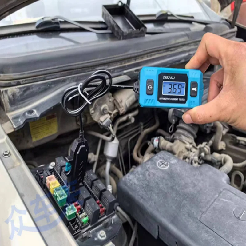 12V Range 0.01~19.99A Car Circuit Tester Current Test Fuse Diagnostic Tool Repair Detector Galvanometer Automotive Accessories