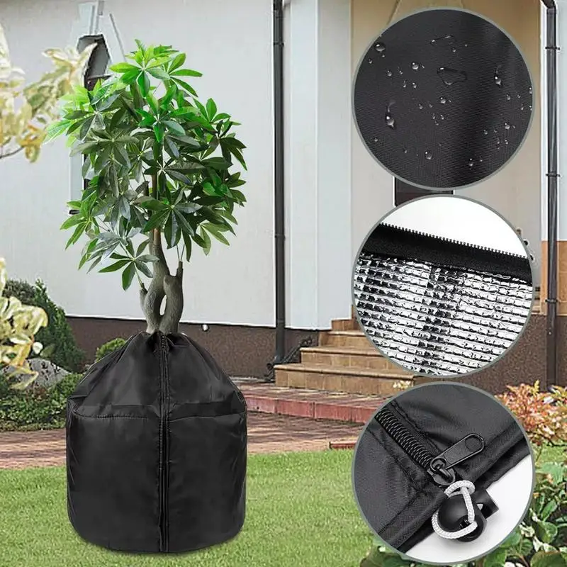 Flower Pot Protection Bag Durable and environmentally friendly flower pot protective cover Cold Weather protection for outdoor