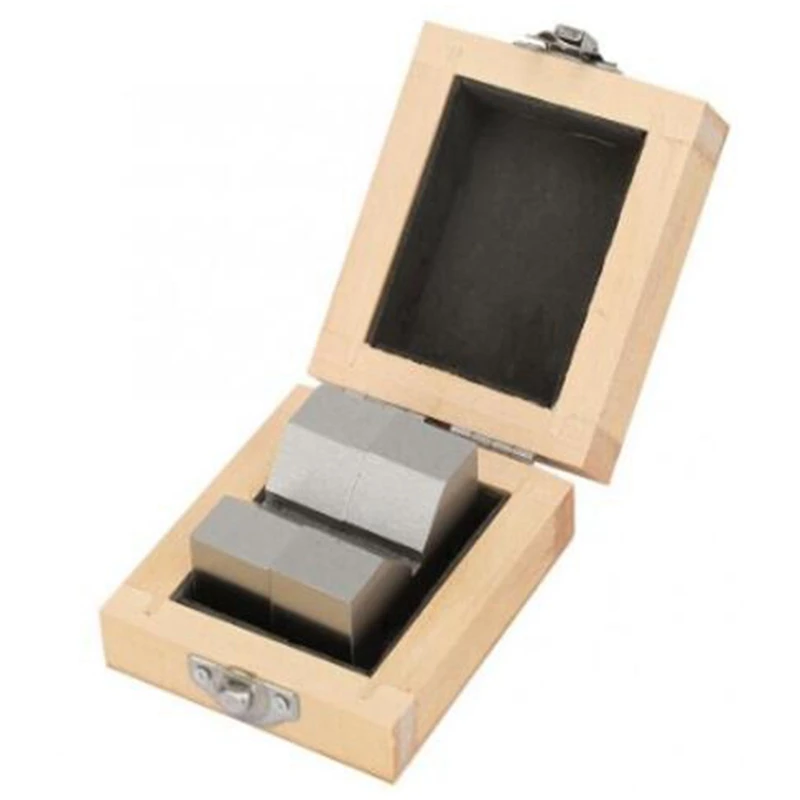 

A83Z 2Pcs High Accuracy Carbon Steel M Type V-Block 50mm for Platform Measurement
