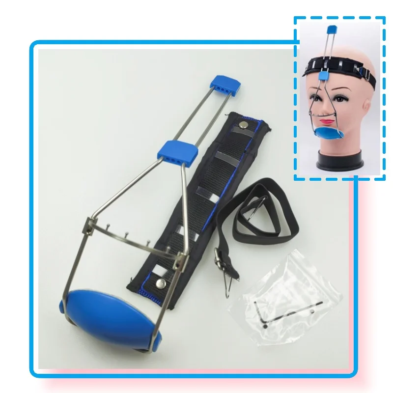 Double Pole Face Mask High Quality Dental Reverse Pull Headgear Orthodontic Patient Use Face Mask Orthodontic Supplies