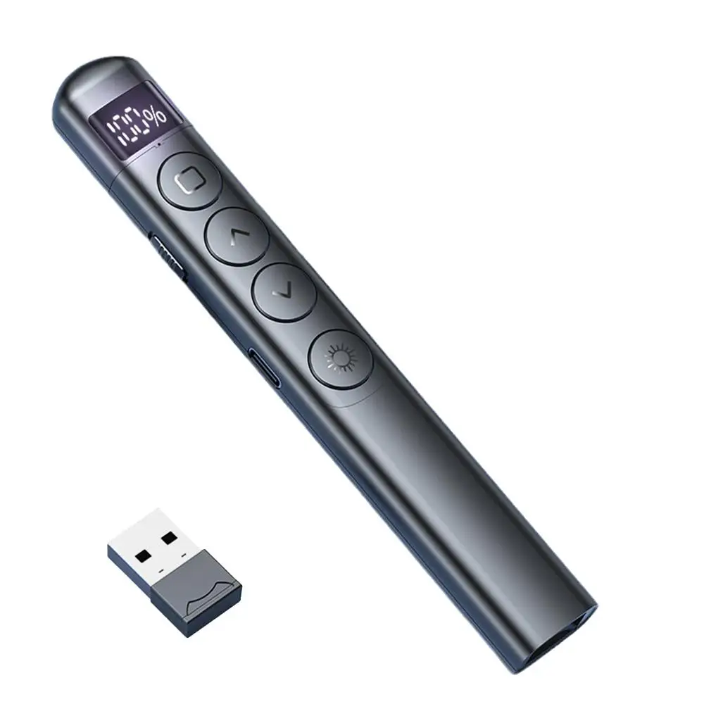 Wireless Presenter PPT Page Turner USB Laser Pointer Infrared Remote Control Presenter Pen Office Teaching Projector Presenter