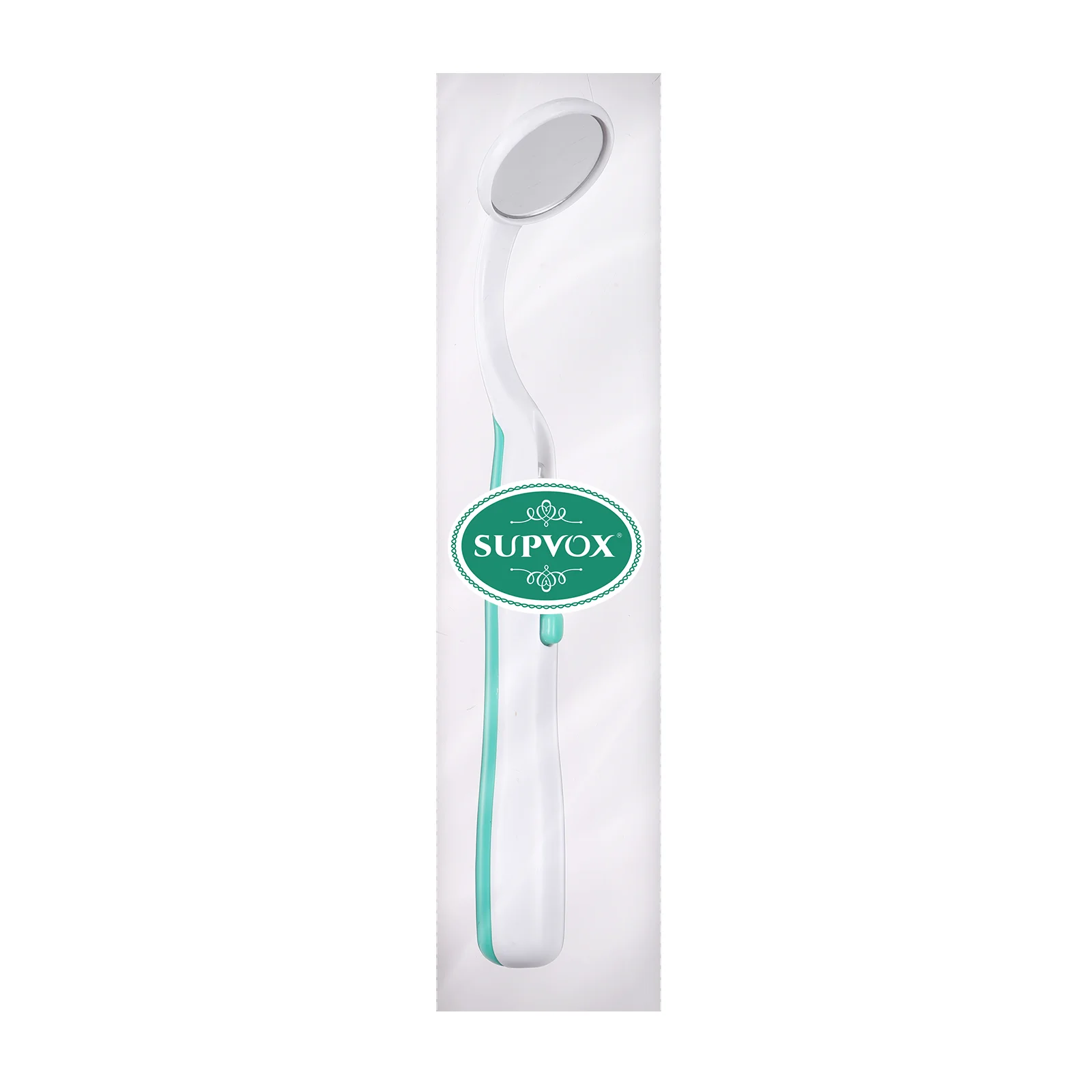 Supvox Anti-fog Oral Dental Mirror Mouth Mirror with Bright LED Light Handle for Home Dentist Dental Care (Green)