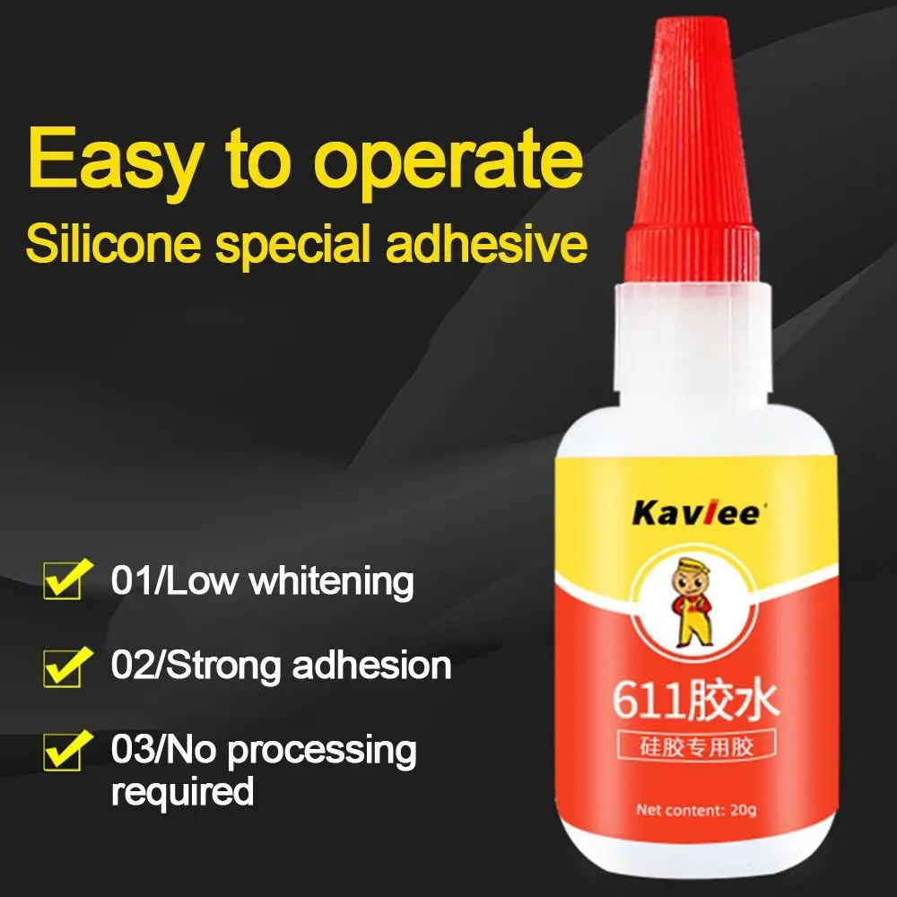 20g Plastic Earphone Silica Gel Glue TPU TPR TPE Phone Case Repairing Glue Waterproof Sole Bond Sealant Fix Shoemaker