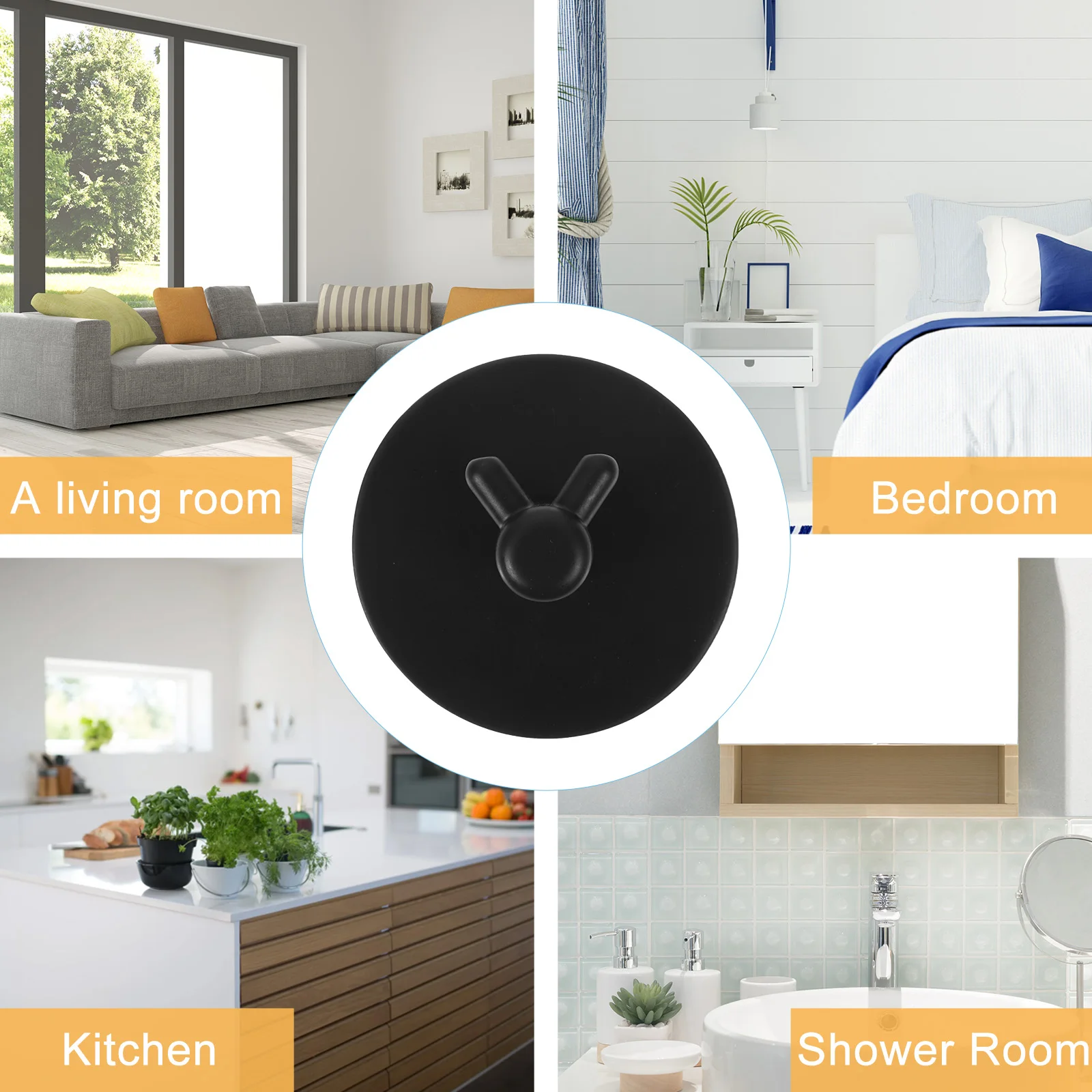 

Towel Hook for Bathroom Heavy Duty Aluminum Coat Robe Hooks Decorative Space Saving Rust Resistant Easy Install for Hanging
