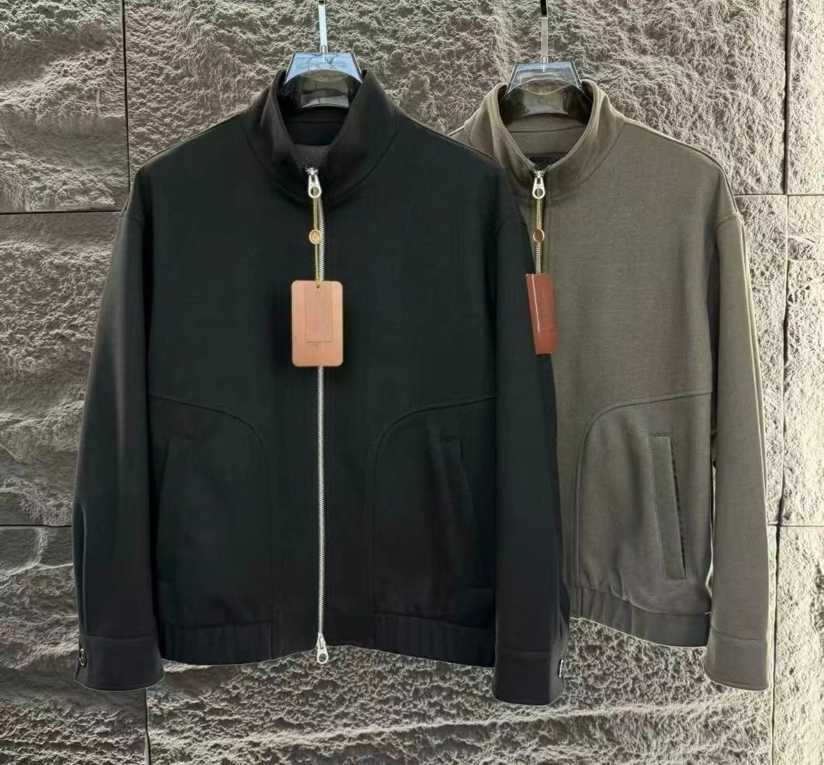 

LP Италия 25SS вышитая повседневная куртка с длинными рукавами и воротником-стойкой