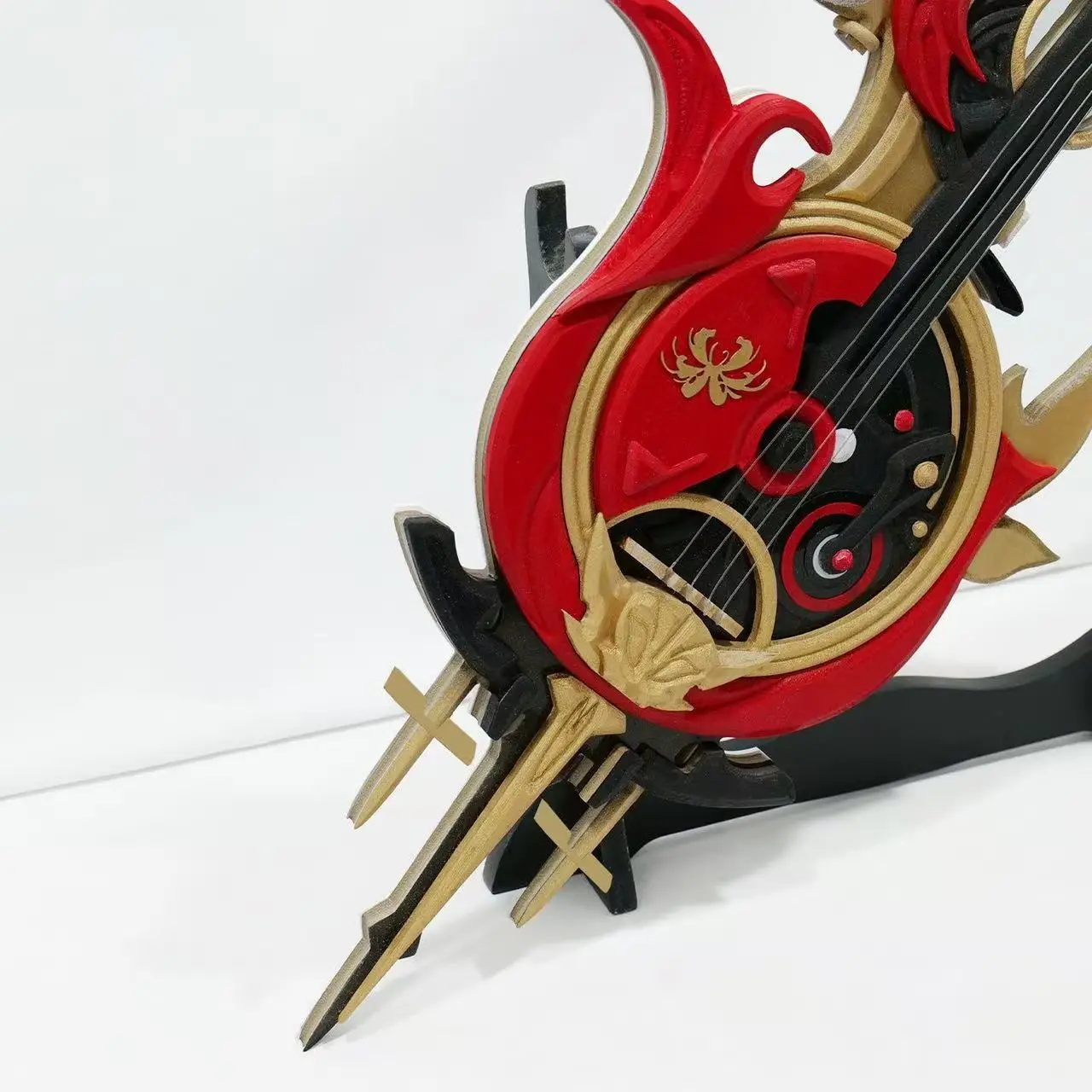 Spiel Wuthering Waves Phrolova Cosplay Red Magic Lily Violine Requisiten Cartoon Geige Waffen Halloween Weihnachten Party Zubehör