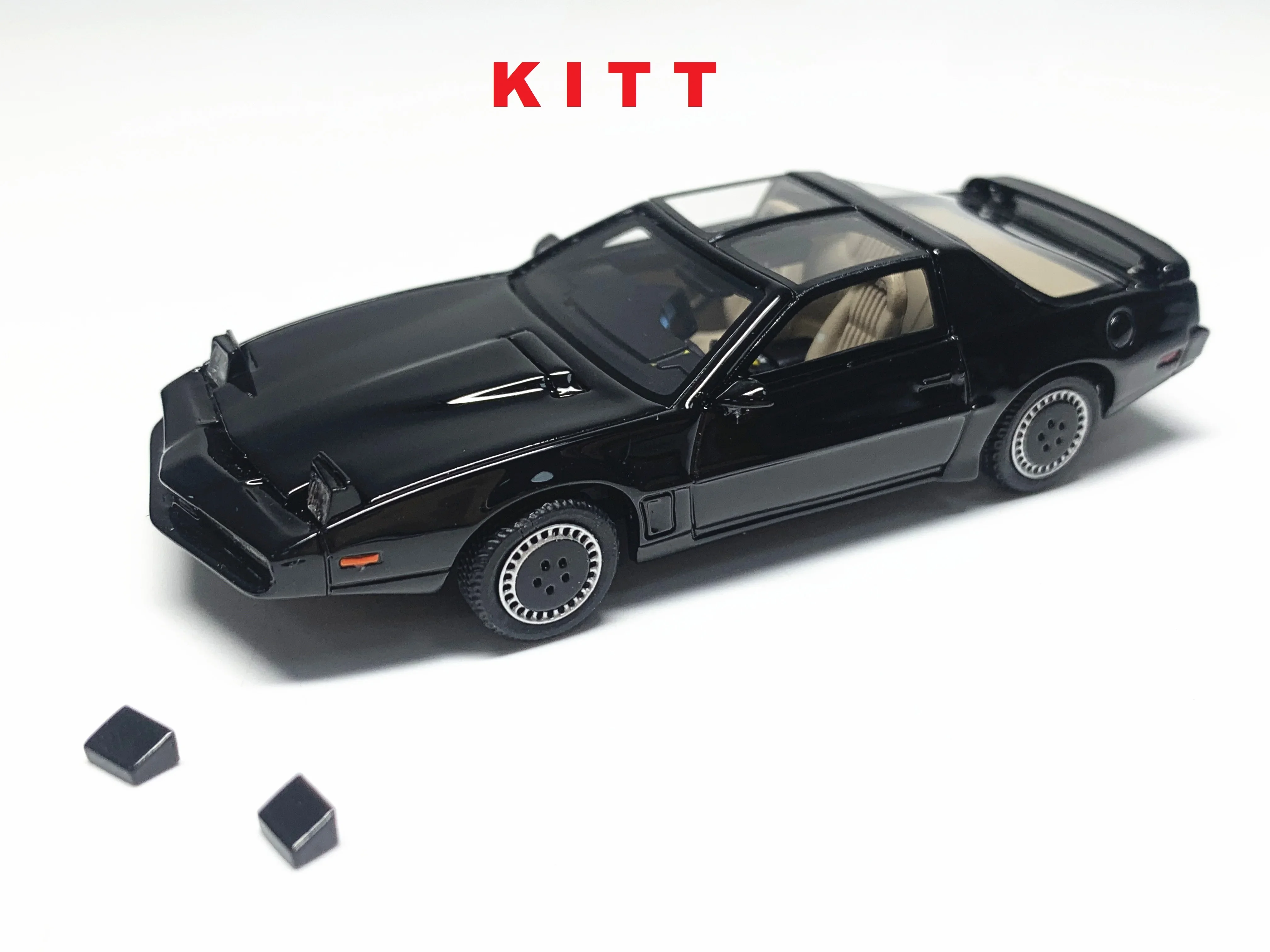 TNT Model 1:64 Pontiac Firebird Knight Rider KITT Resin Model Car