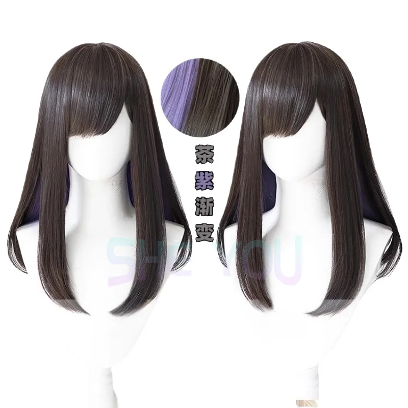 

Priestess Cosplay Wig Fiber synthetic wig short black Wig Arknights Cosplay byhs