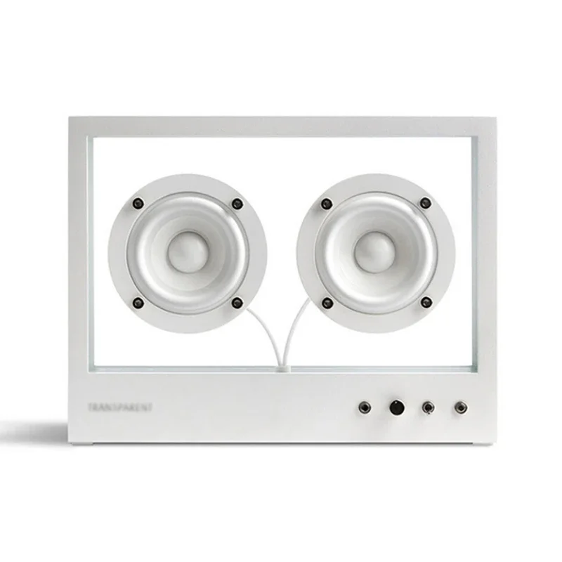 Bluetooth Subwoofer Speaker, Minimalist Light, Transparent Audio, Nordic Decorative Accessories, INS, Beautiful, Imported