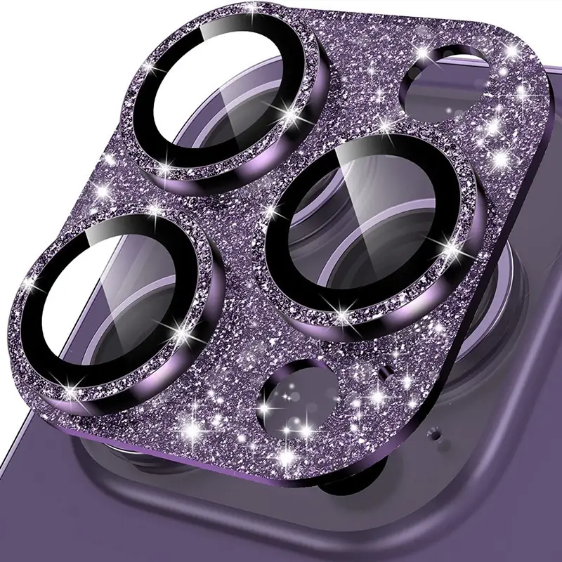 Bling Metal 9H Tempered Glass Camera Protector for iPhone 15 Pro Max Plus 14 Glitter Alloy Shield Lens Rings Cap Full Cover Film - Image 15