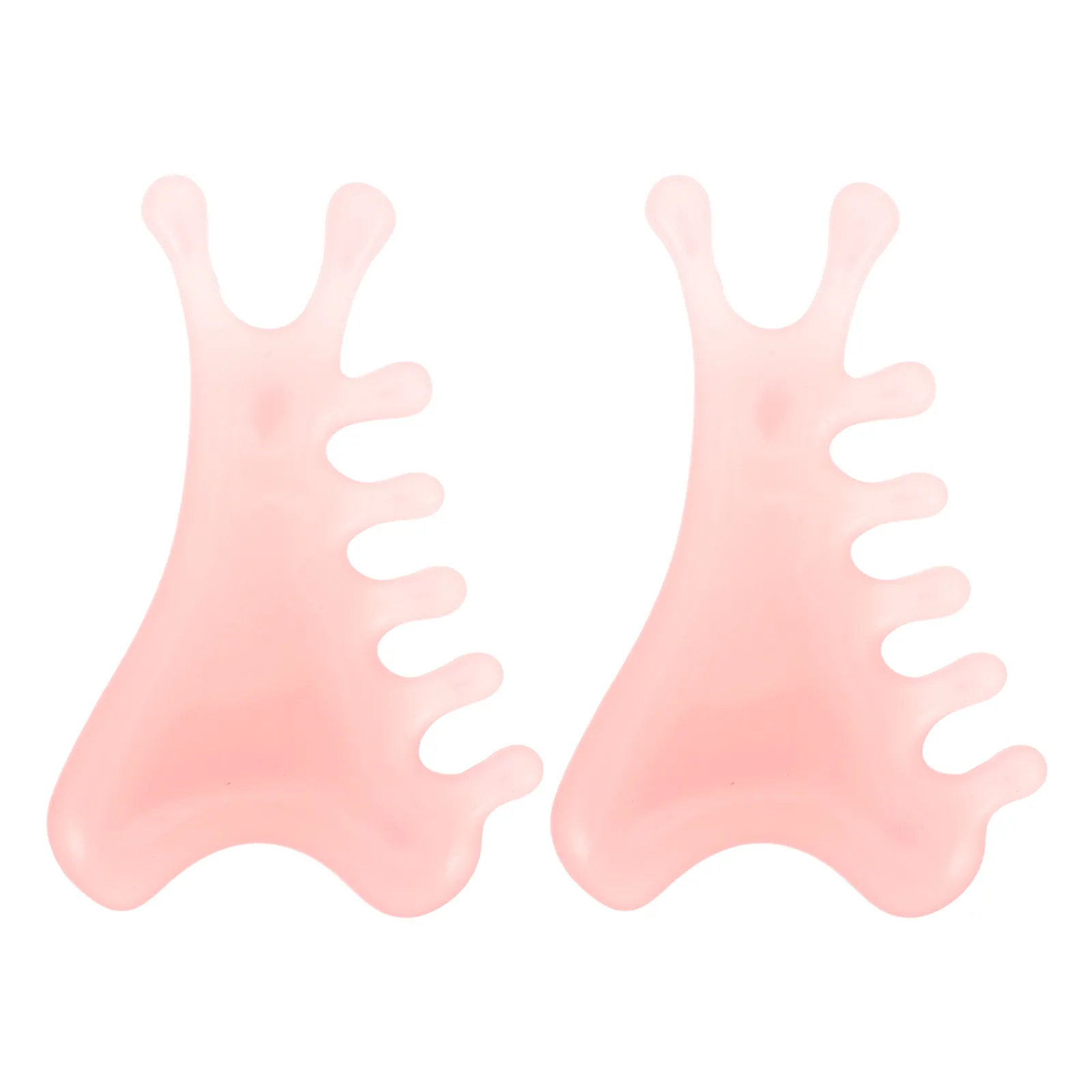 

Набор из 2 массажных расчесок для кожи головы с широкими зубьями для мужчин и женщин, портативная щетка Гуаша для головы, шеи, глаз, висков, тела, для расслабления и детоксикации