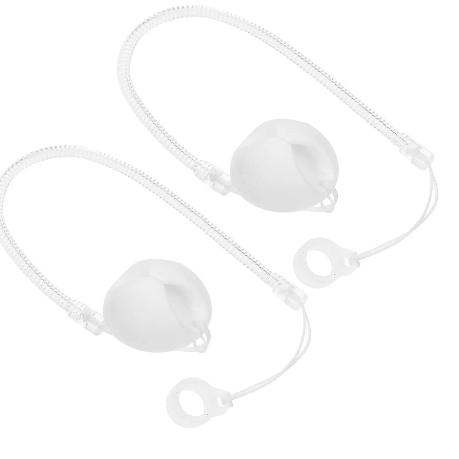 

5Pcs Counter Pen Holder Silicone Anti-Lost Spring Rope Adhesive Base Secure Desk Reception Anti-Theft Pen Lanyard Organizer