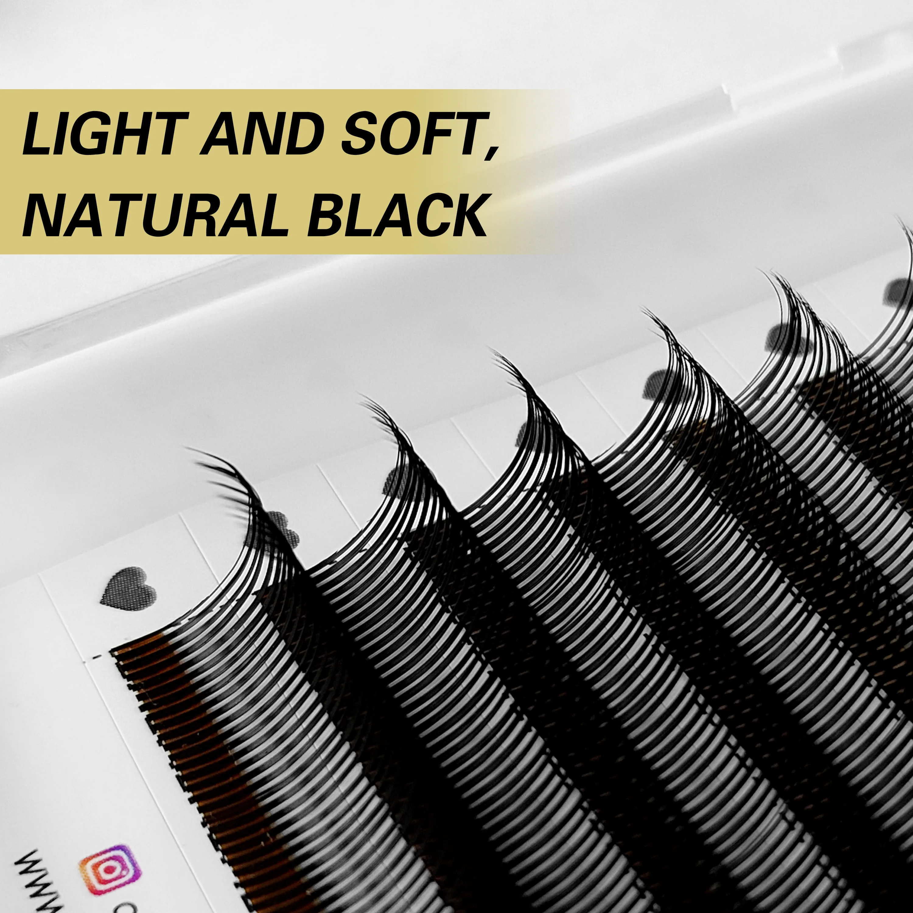 CoMango Wispy Sense Super Soft 5D Lash Extension 0.07 C/D Premade Volume Fans Natural Korean Makeup Fałszywe rzęsy hurtowo