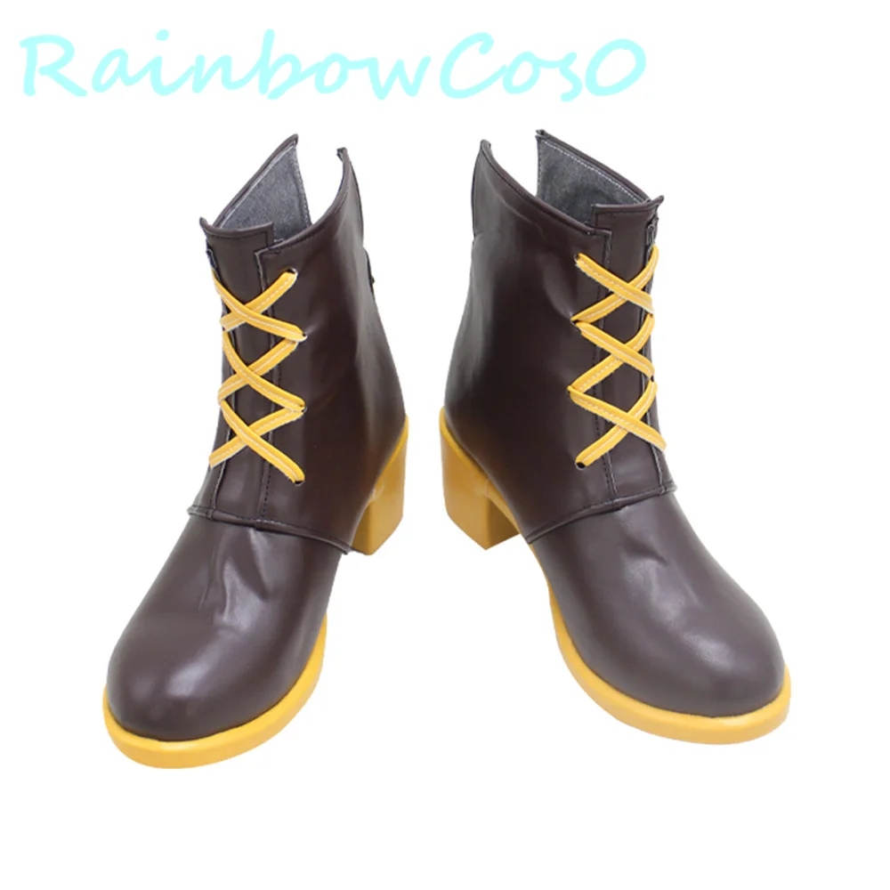 Arknights Quercus Cosplay Chaussures Bottes Halloween Noël RainbowCos0 W2512