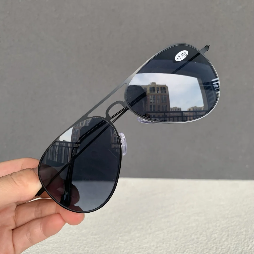 

Pilot Sun Reading Glasses Male Presbyopic Hyperopia Aviator Readers Glasses Men Shades Sunglasses +1.0 +1.5 +2.0 +2.5 +3.0 +3.5
