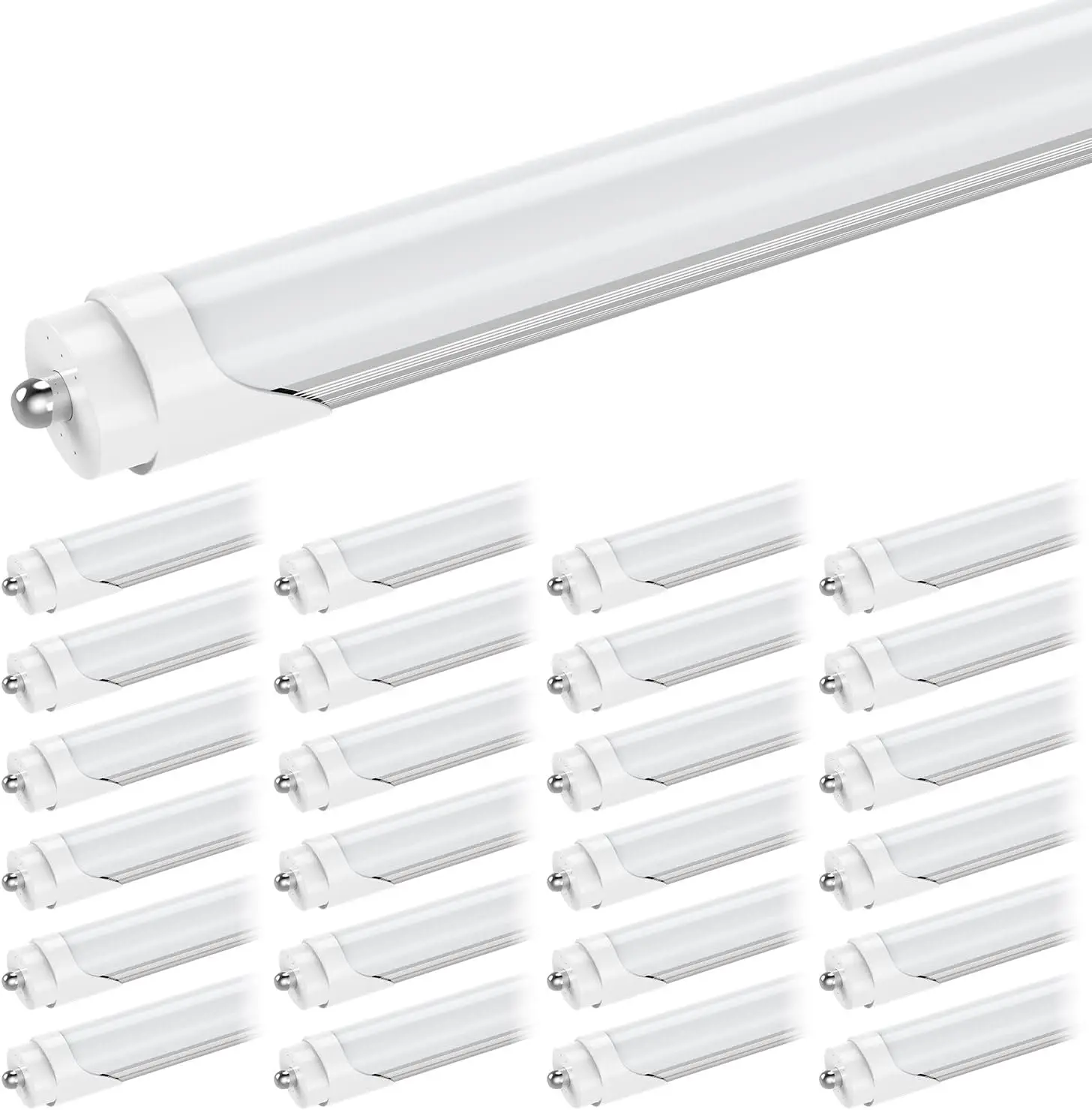 

8FT LED Bulbs, 45W 5400LM Super Bright, 5000K Daylight, T8 T10 T12 LED Tube Lights, FA8 Single Pin LED Lights, Frosted