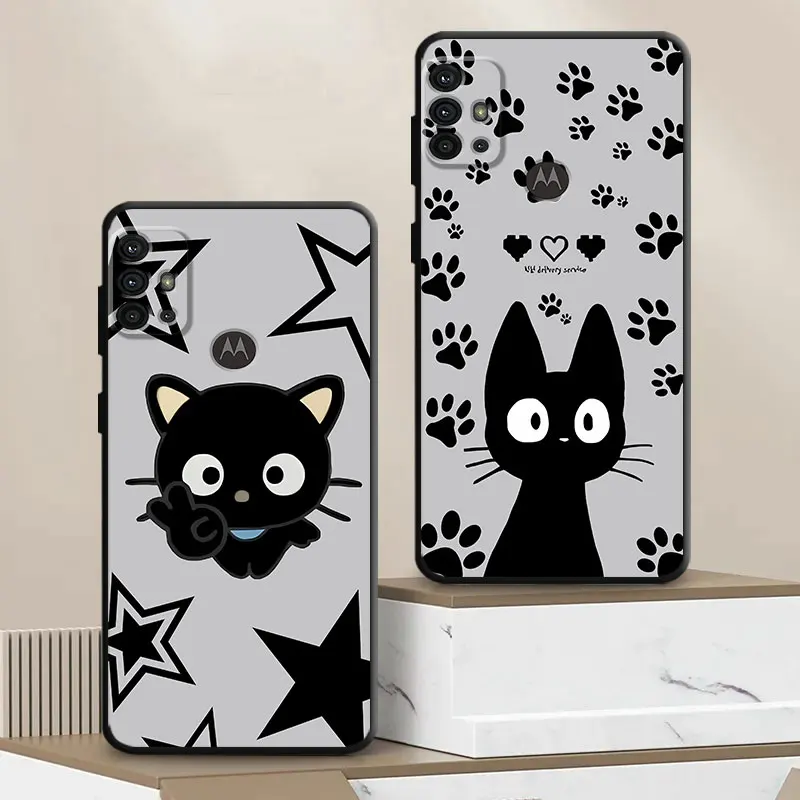 Cute Funny Lucky Cat Case for Motorola Moto One Fusion Plus Edge 40 Pro Edge 30 Neo G9 Plus G200 5G Edge 20 Pro Silicone Cover