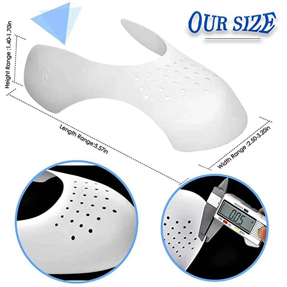 20Pcs Sneakers Anti Crease Protector Wrinkled Fold Shoes Support Toe Cap Sport Ball Shoe Head Stretcher Extender Shoe Protection image 3