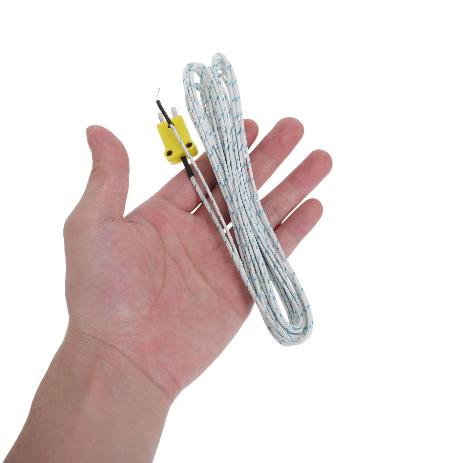 2Pcs K-Type Thermocouple Temperature Probe High Precision Rapid Response Industrial Grade Heat Resistant Dual Channel Compatible