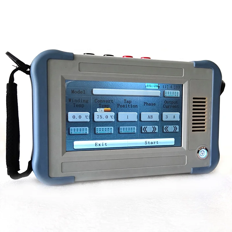 Transformer DC Resistance Tester 10A Handheld | Winding Resistance Measurement Device