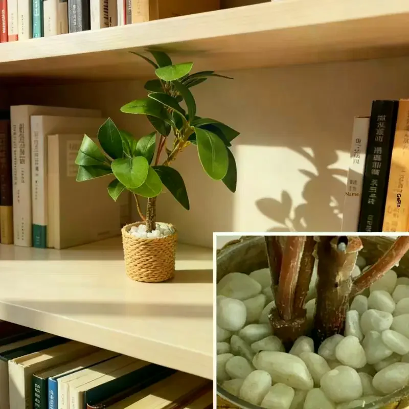 Piante Verdi in Vaso in Miniatura 1/6 per Casa delle Bambole, Decorazione per Scenari Domestici, Ornamenti per Micro Paesaggi e Giardini