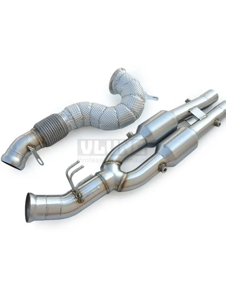 

Выхлопная труба (даунпайп) для Audi RSQ3 2.5T 2023-2026 с изоляцией, высокопроизводительная, с передней секцией