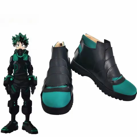 Midoriya Izuku Cosplay Midoriya Shoes My Hero Academia World Heroes Mission Boku No Hero Akademia Deku Cosplay Shoes