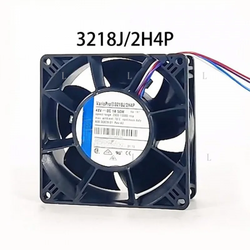 

L New for Ebm-paps 3218J/2H4P 48VDC 50W 1.0A 92*92*38MM 4-Pin PWM Cabinet Cooling Fan