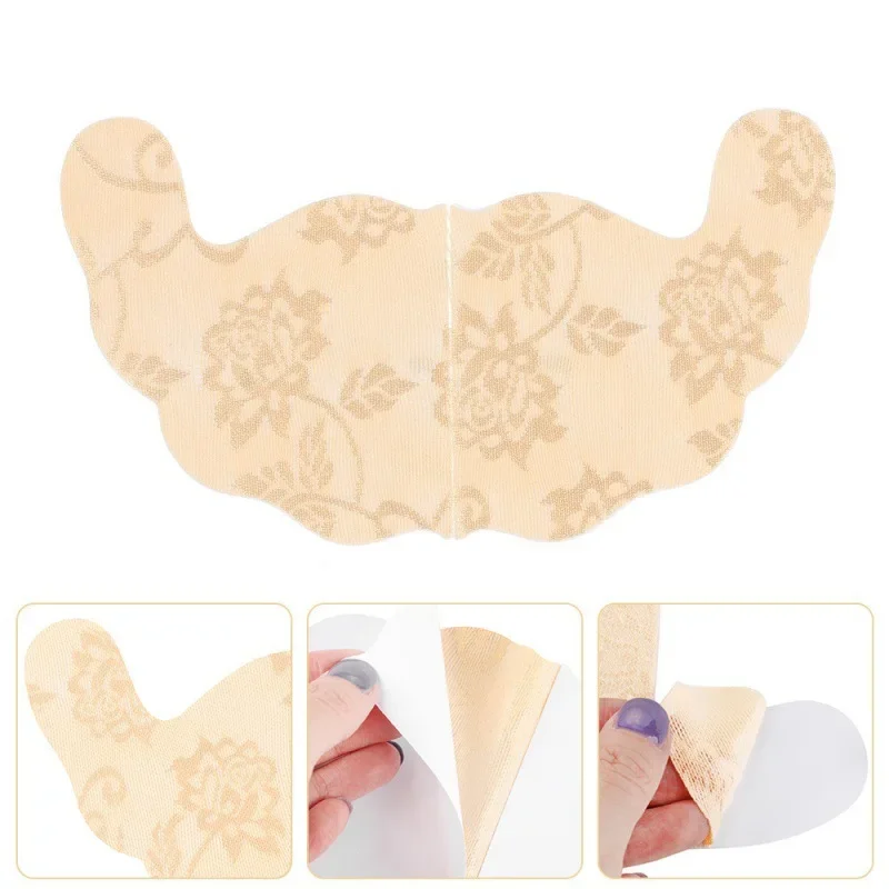 MeooLiisy U-shaped Anti-sagging Ultra-thin Chest Stickers Sexy Lace Breathable Disposable Breast Bra Invisible Udnerwear