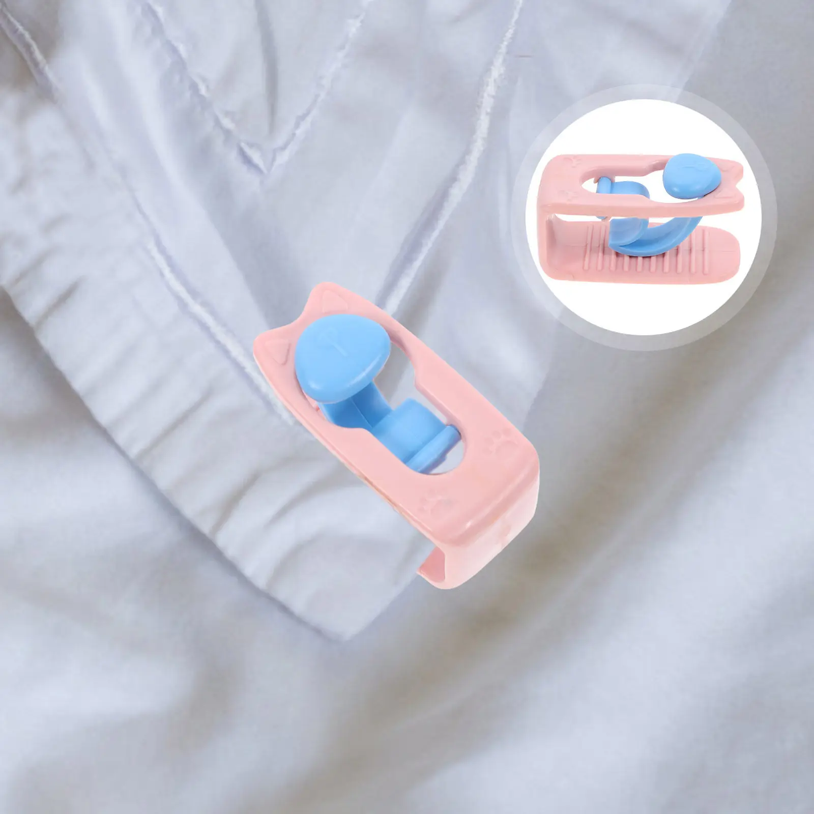 

6pcs Quilt Clips Plastic Bed Sheet Fixing Clamps Anti-Slip For Quilts Bedding Curtains Home Use Fasteners