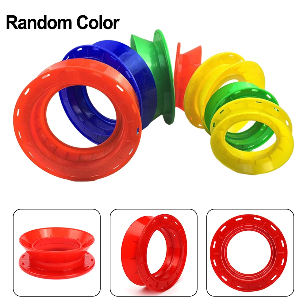 Круглая основная спиральная доска, катушка для лески, пластиковая ручка, намоточное кольцо для проволоки, катушка для морской лески 120x80 мм, разные цвета