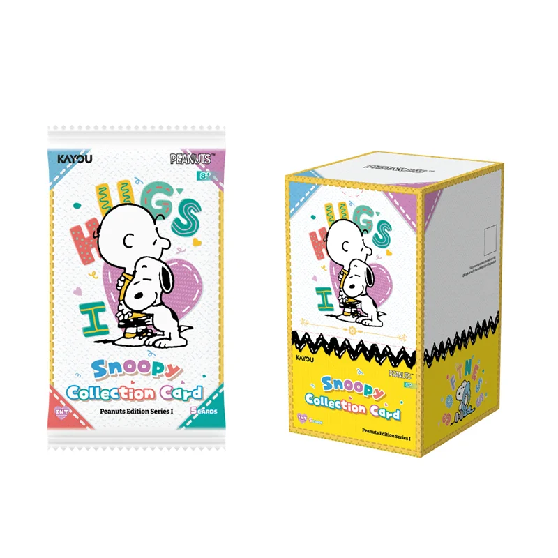 KAYOU Snoopy Series 1 Original Anime Collection Cards - Peanut Pack Theme including Charlie Brown Lucy Full Set