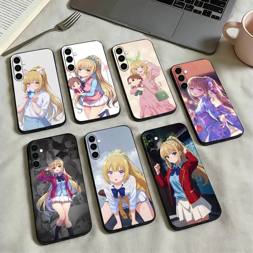 Classroom of Elite-e Karuizawa Phone Case For Samsung Galaxy A73,A72,A71,A70,A53,A52,A51,Others Soft Black Cover