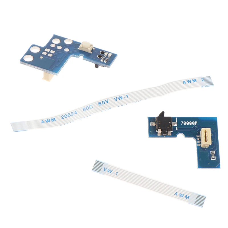 1set Power ON OFF Reset Switch Board With 8pin Flex Ribbon Cable For PS2 SCPH 70000 75000 77000 79000 90000