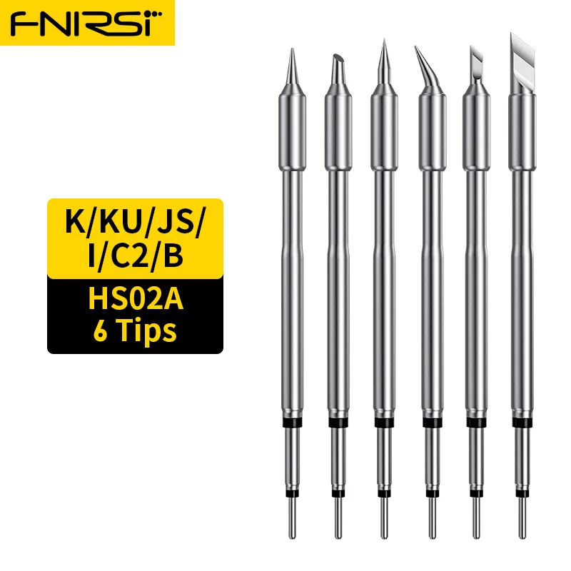 FNIRSI HS-02 series soldering iron tip accessories, power supply cc cable soldering iron stand complete set of accessories