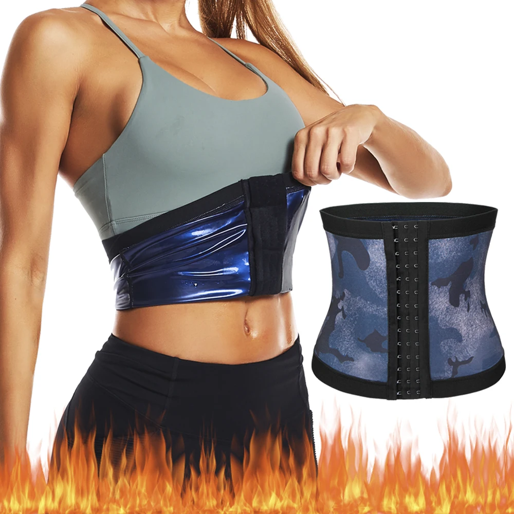 Women Waist Trimmer Shapewear Sauna Sweat Wrap Belts Band for Workout Exercise Bodybuilding Shaper Gym Sweat Belts Belly Trimmer