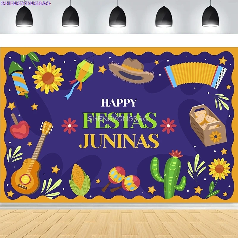 

Cowgirl Party Birthday Photography Backdrops Wooden Western Baby Shower Banner My First Rodeo Photo Studio Background CG-02