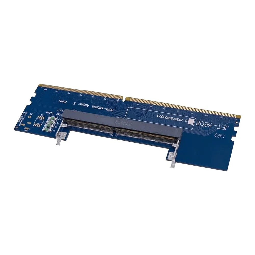 DDR3 DDR4 DDR5 SO-DIMM to U-DIMM Adapter For PCB for Memory Module Testing and Desktop Integration in Maintenance Settings