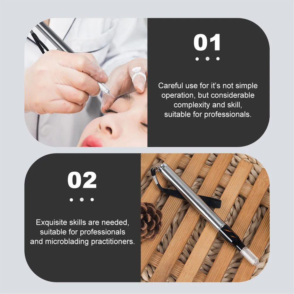 Led Microblading Pen Professional Tattooing Tool For Eyebrow Multifunctional Skin Beauty Device Handle